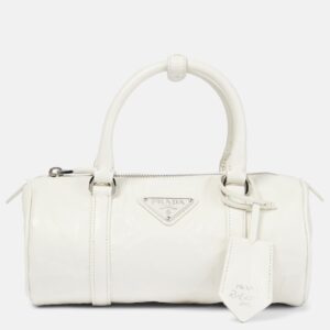 Mini leather tote bag