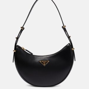 Arqué leather shoulder bag