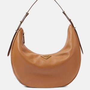 Large leather shoulder bag