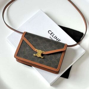 Celine Woc Triomphe Super Quality Gold Plated Handbag 22x15cm