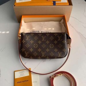 Louis Vuitton LV Pochette Monogram Woman’s Fake Handbags 23.5×13.5cm