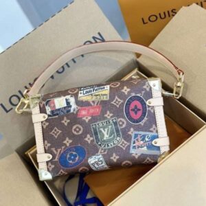 Louis Vuitton LV Side Trunk MM Like Auth Handbags 21x14x6cm