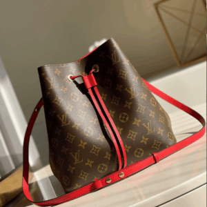 Louis Vuitton LV NeoNoe Handle Red Fake Handbags Monogram 26x22x27cm