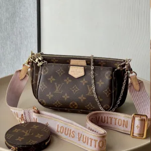 Louis Vuitton LV Multi Pochette Handle Monogram Fake Handbags 24x16x6cm