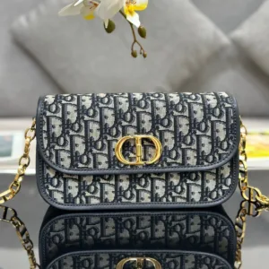 Dior 30 Montaigne Avenue Monogram Super Bag 22.5x12cm