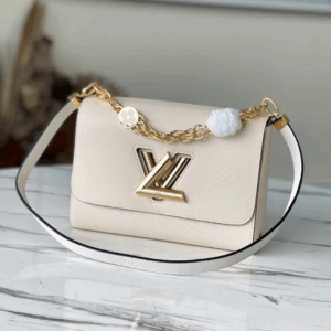 Louis Vuitton LV Twist Woman’s Cowhide Leather Fake Handbags 24cm