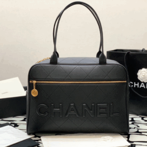 Chanel Shopping Bag Like Auth Fake Handbags Woman’s Braille Pattern 30x45x15cm