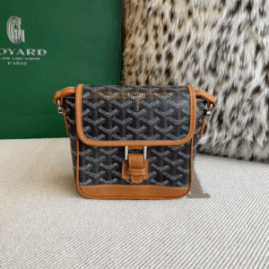 Goyard Black Coated Canvas Mini Cross-Body Bag
